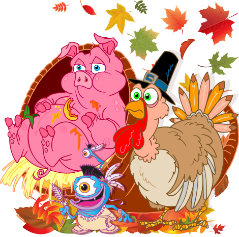 Animated Thanksgiving Holiday Story Games & Crafts | Animated Thanksgiving